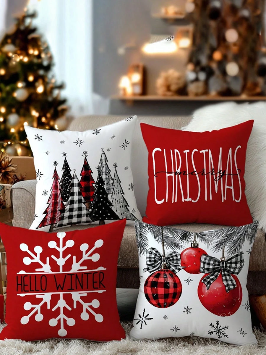 Винтидж Новороденче Арт Принт Калъфки 4 Части Възглавница Вмъквания Не Включени