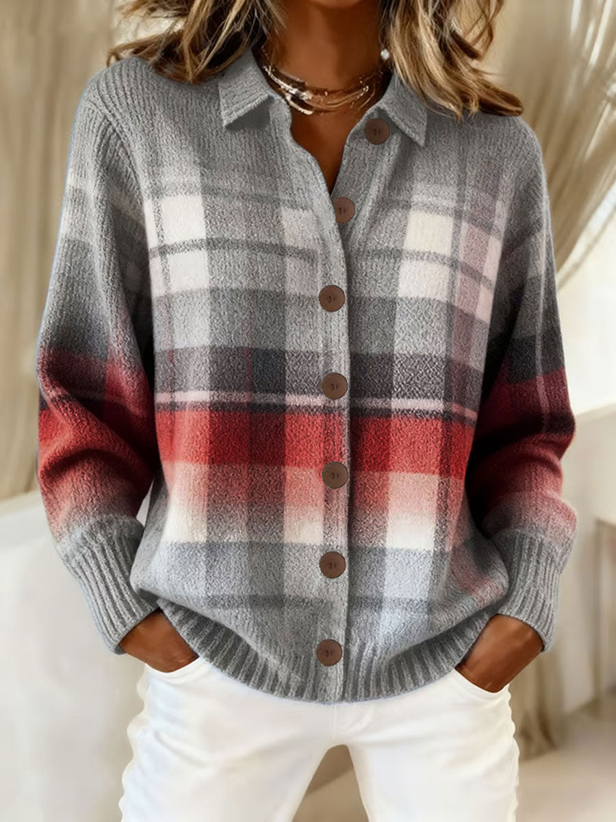 Дамски есенен печатан casual топ