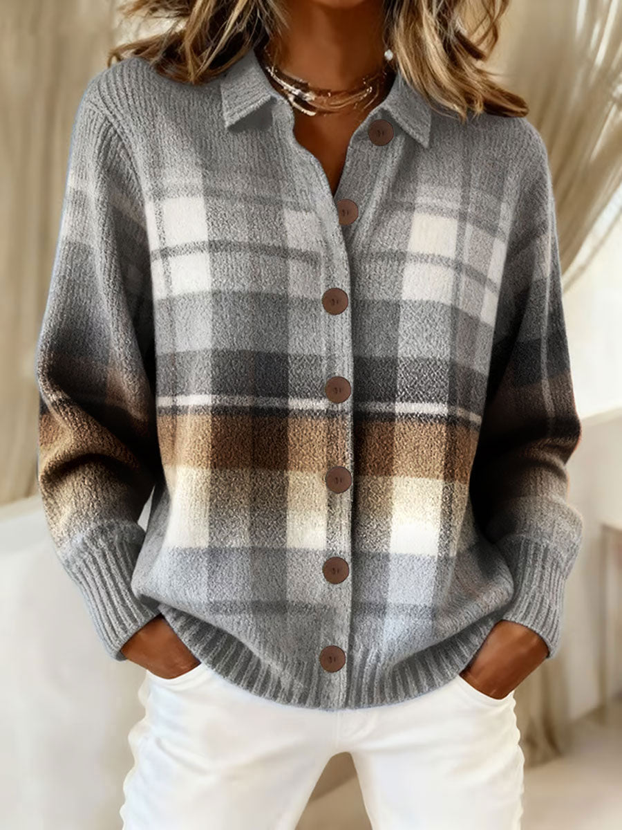 Дамски есенен печатан casual топ