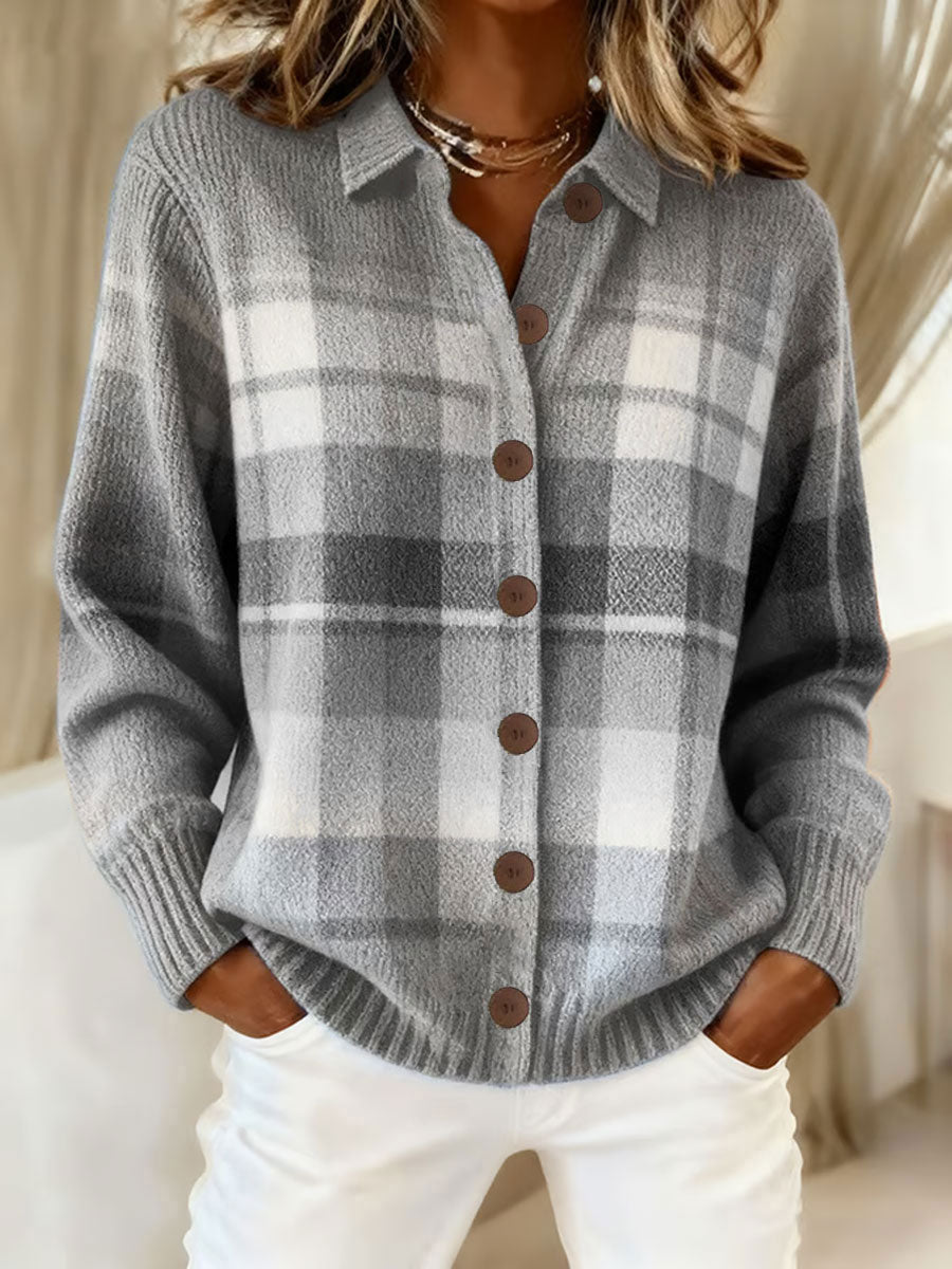 Дамски есенен печатан casual топ