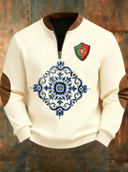 Португалска тениска Print Comfort за мъже