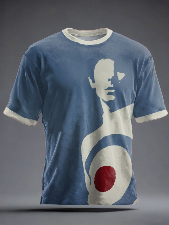 Унисекс Тениска с печат Mods за любители на музиката от Обединеното кралство