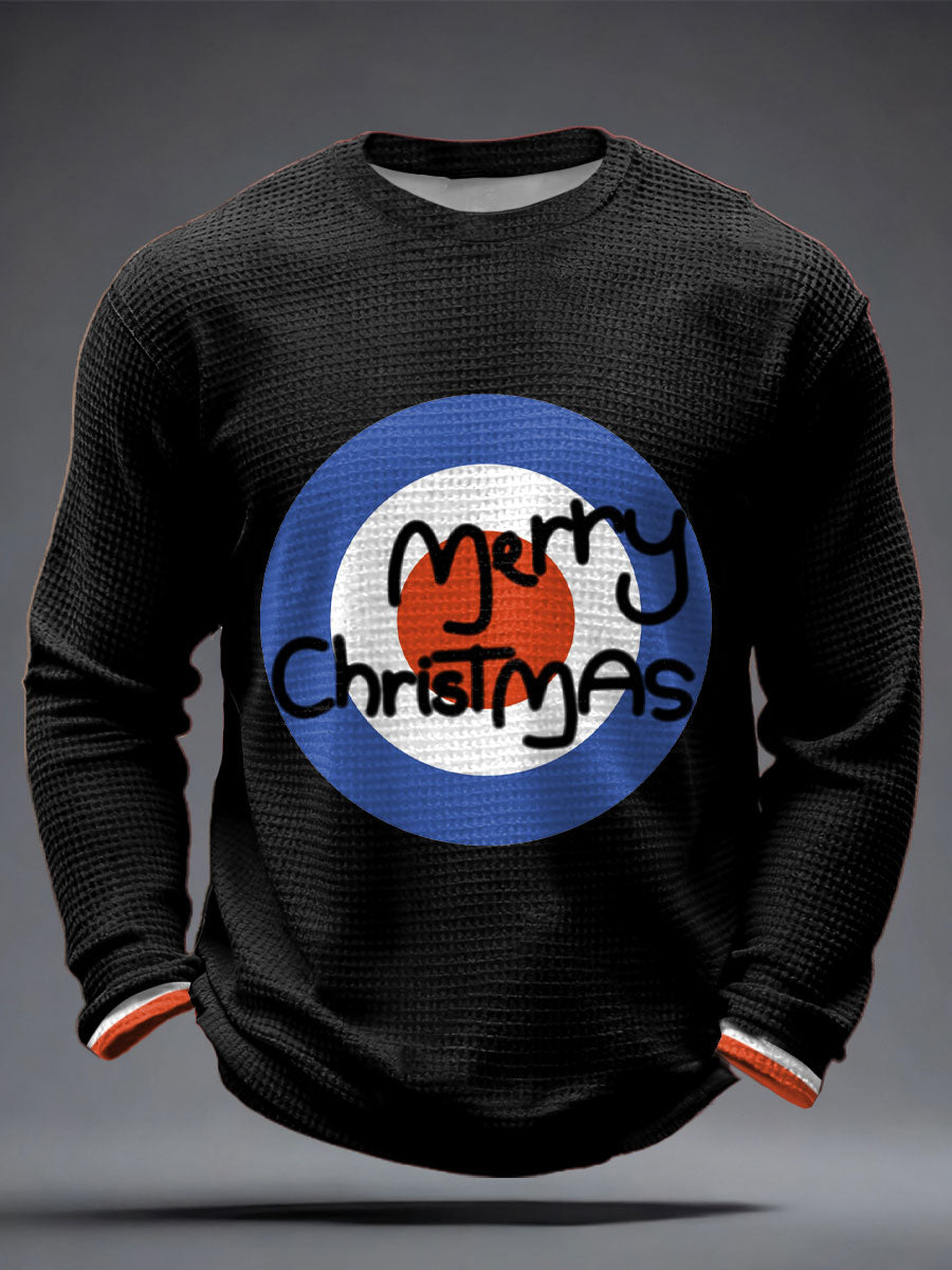 Modfather UK Music Mods Обичам мъжете принт Waffle Tops