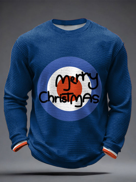 Modfather UK Music Mods Обичам мъжете принт Waffle Tops