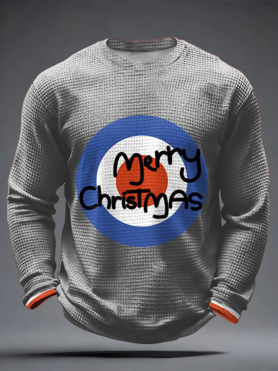 Modfather UK Music Mods Обичам мъжете принт Waffle Tops