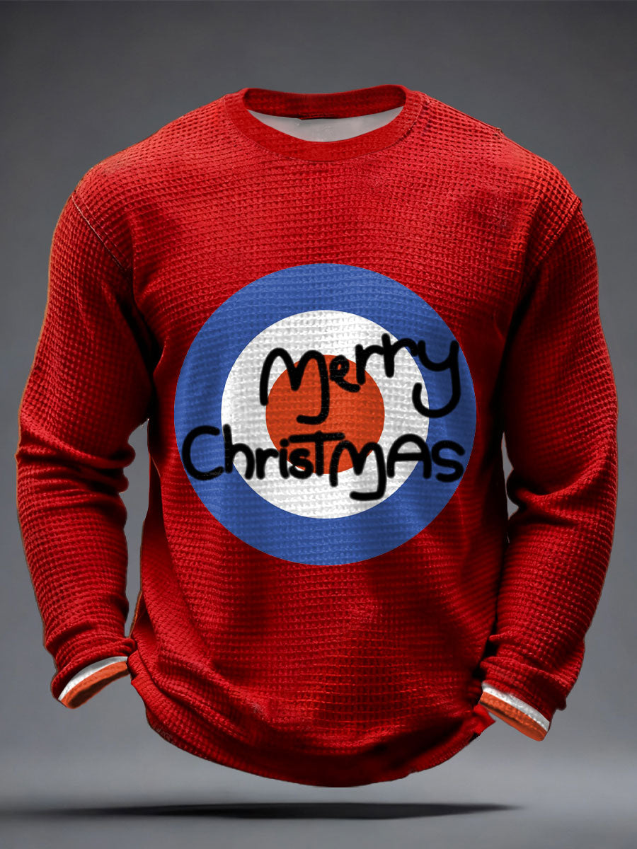 Modfather UK Music Mods Обичам мъжете принт Waffle Tops