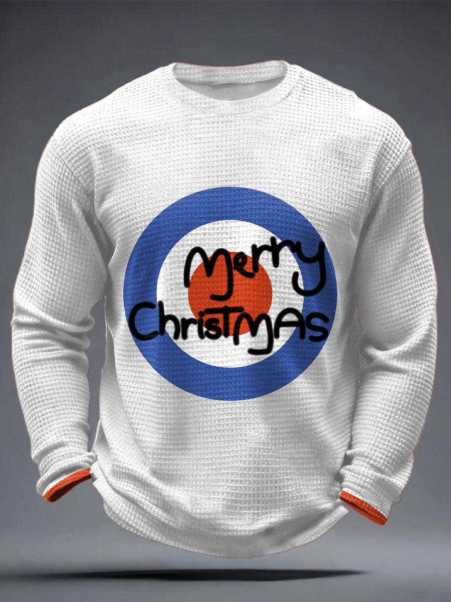 Modfather UK Music Mods Обичам мъжете принт Waffle Tops