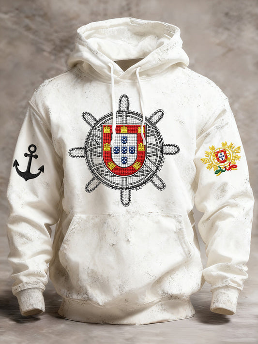 Мъжки худи с печат на португалското знаме