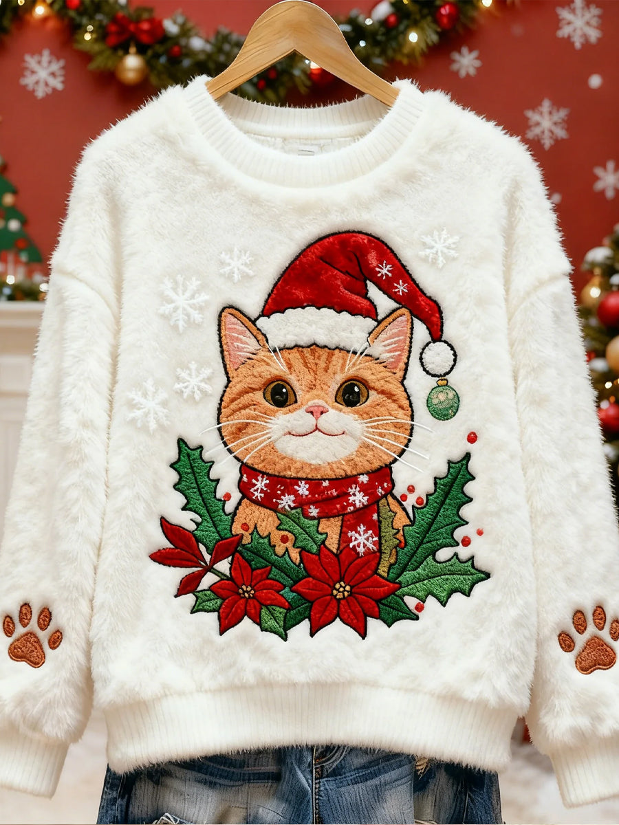 Ретро животински принт удобен дамски фланелен топ