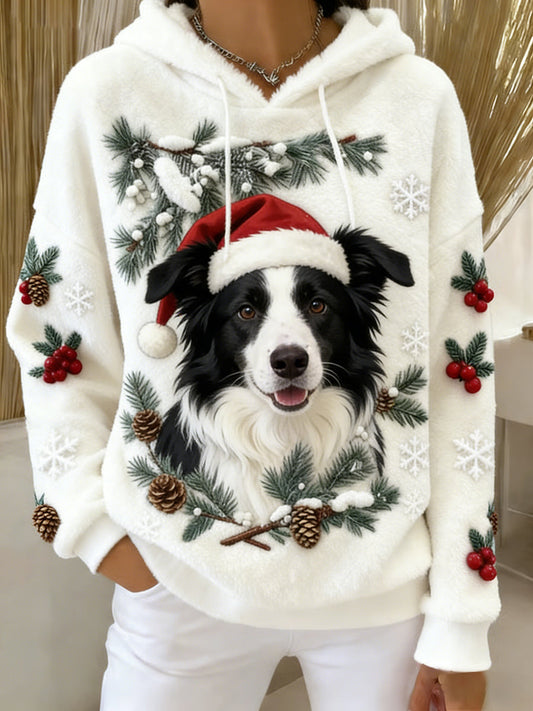 Арте Анимал ретро женски суитчър с качулка от удобна фланела